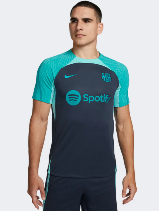 Nike Fc Barcelona Strike Third Men Football T-Shirt Blue/Aqua/Energy