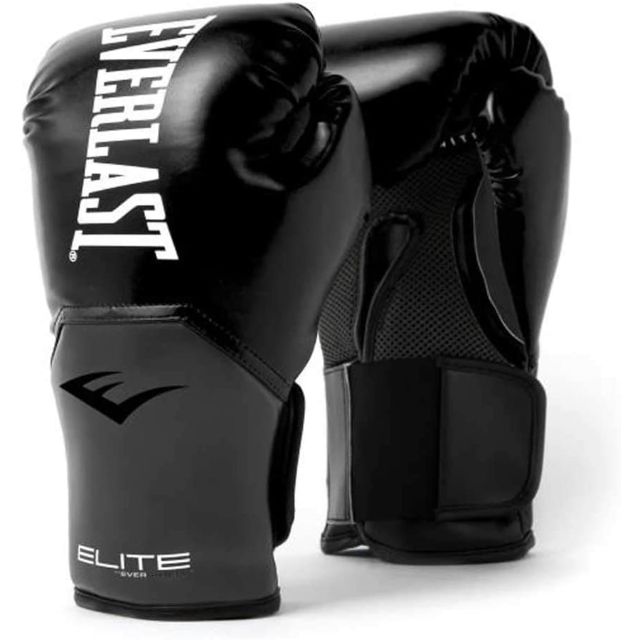 Everlast Pro Style Elite Unisex Boxing Gloves Black/Grey