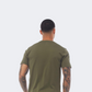 New Balance Tacked Logo Graphic Men Performanc T-Shirt Olive Green