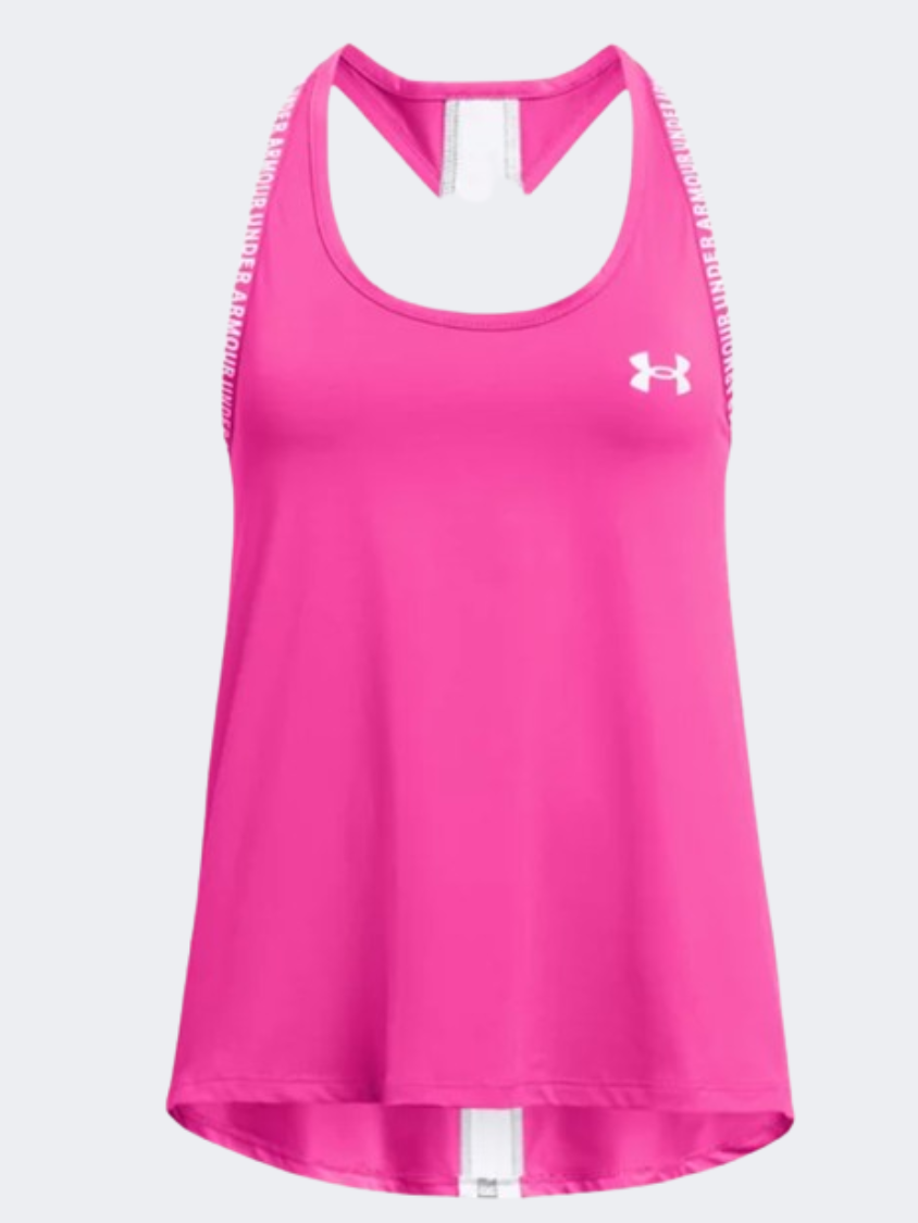 Under Armour Knouckout Girls Training Tank Rebel Pink/White