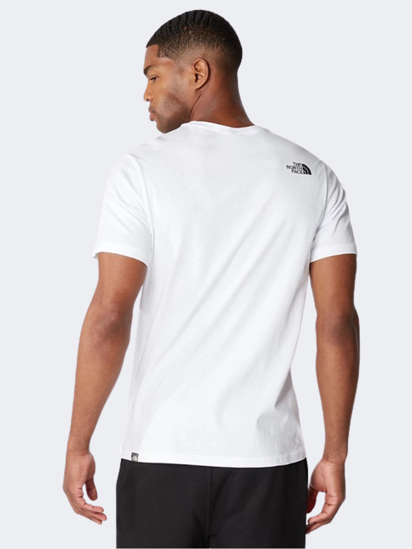 The North Face Mountain Line Men Lifestyle T-Shirt White/Purple