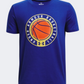 Under Armour Bball Icon Boys Basketball T-Shirt Royal/Lime Yellow