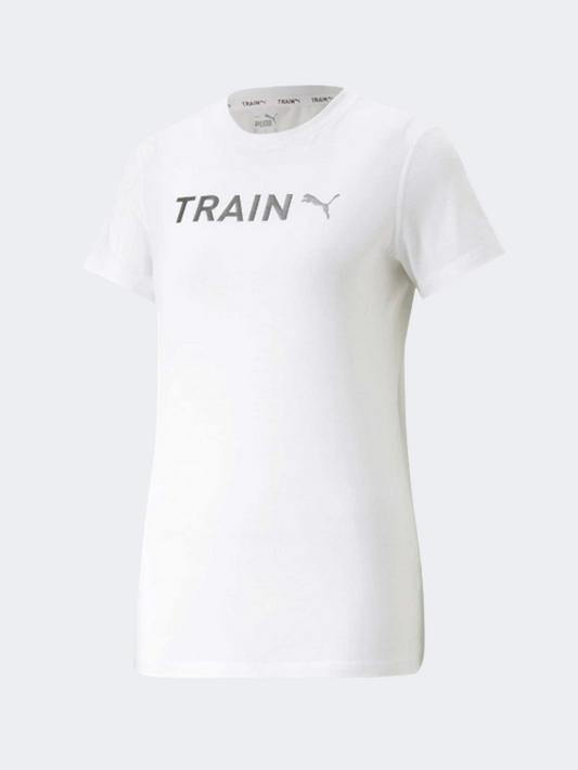 Puma Graphic Training Women Training T-Shirt White