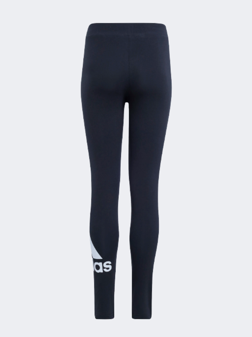 Adidas Essentials Big Logo Cotton Gs-Girls Sportswear Tight Black/White