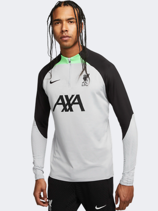 Nike Liverpool Fc Strike Men Football T-Shirt Grey/Green/Black