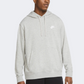 Nike Sportswear Club Men Lifestyle Hoody Grey Heather/ White