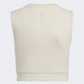 Adidas Graphic Print Crop Girls Original Tank Chalk White
