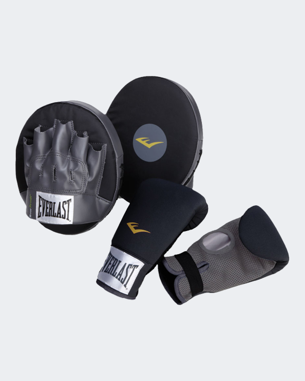 Everlast Fit Kit Unisex Boxing Mitts Black 891250-70