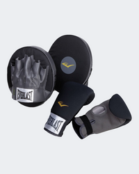 Everlast قفازات تدريب ملاكمة أسود/رمادي