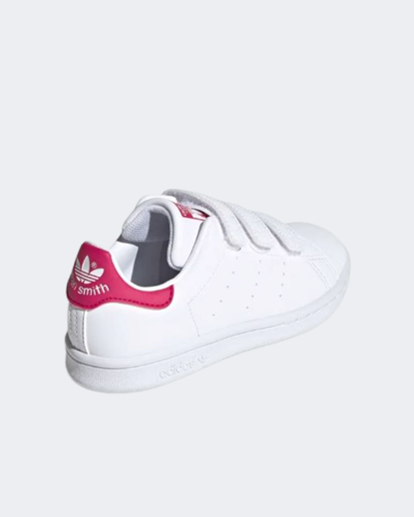 Adidas Stan Smith Ps Girls Original Shoes White Pink Fx7540 Mike Sport Iraq