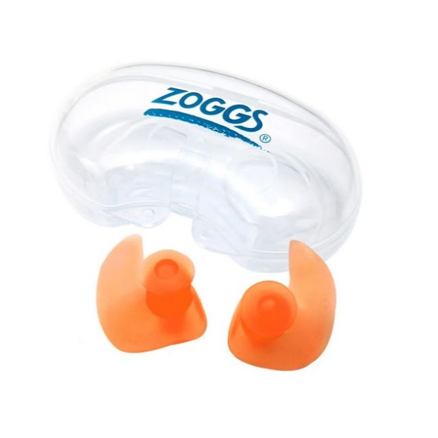 Zoggs Aqua Plugz Swim Ear Plug Orange