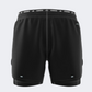 Adidas Own The Run 3S 2 In 1 Men Running Short Black/White