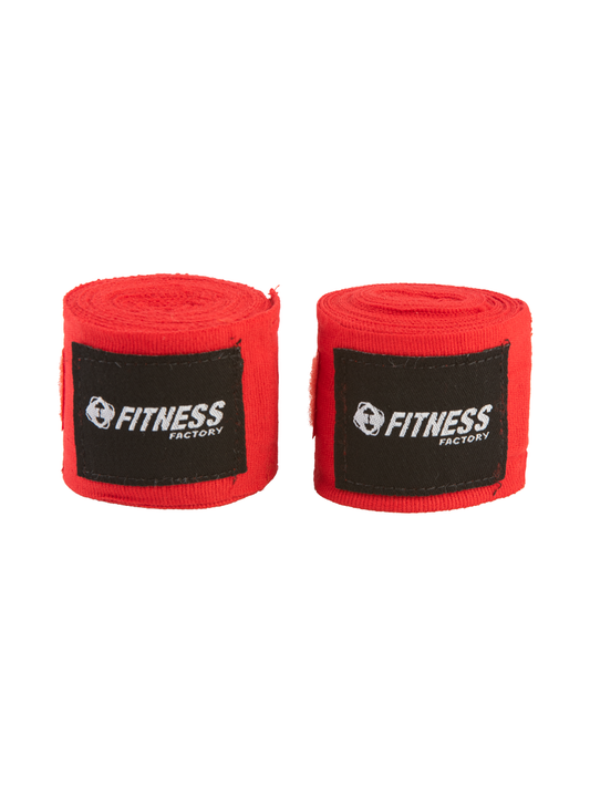 Fitness Factory Nylon Boxing Handwrap Red