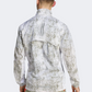 Adidas Allover Print Marathon Men Running Jacket White/Aluminium