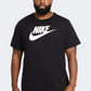 Nike Men&#39;s Lifestyle Ar5004-010 Icon Futura T-Shirts Black