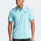 Adidas Club 3 Men Tennis Polo Short Sleeve Light Aqua