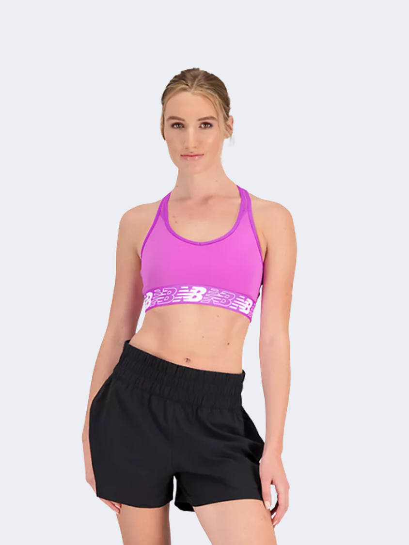 New Balance Pace Women Training Bra Lilac Cloud