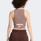 Nike Sportswear Cropped Dance Women Lifestyle Tank Plum Eclipse