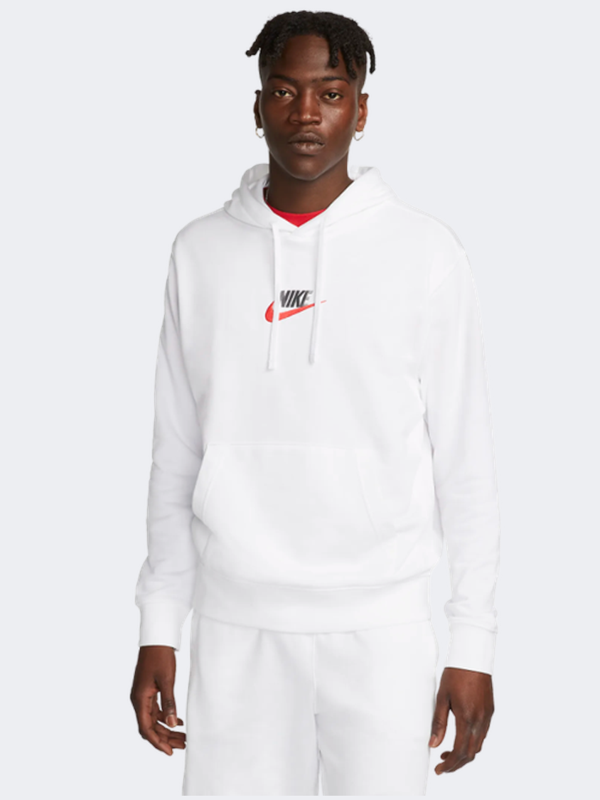 Fb7788-100 M Nk Club Ft Po Lbr Hoodie White/White