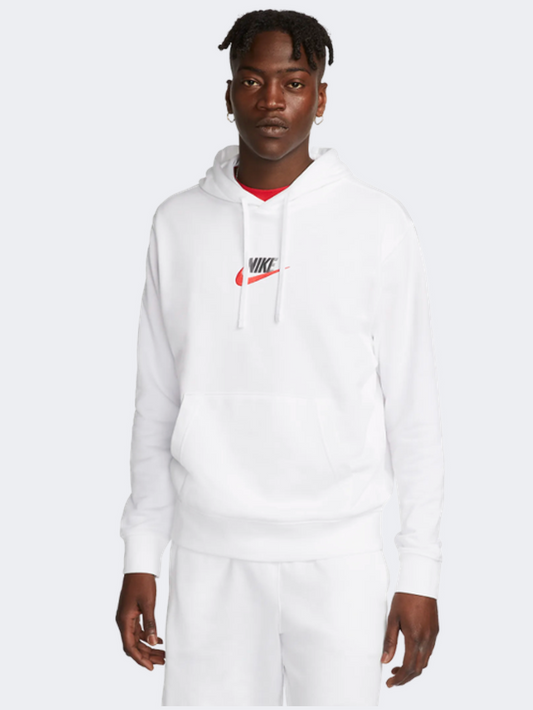 Fb7788-100 M Nk Club Ft Po Lbr Hoodie White/White