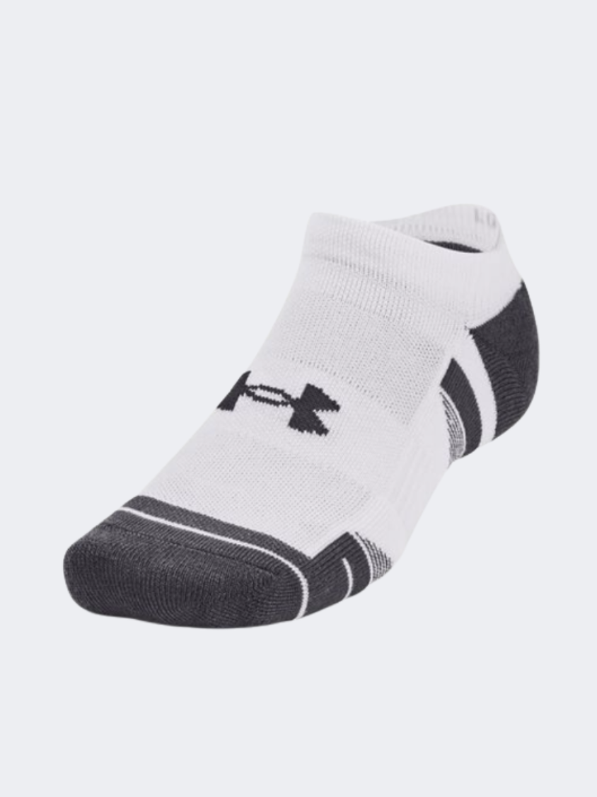 Under Armour Performance Tech 3Pk Unisex Training Sock White/Jet Grey