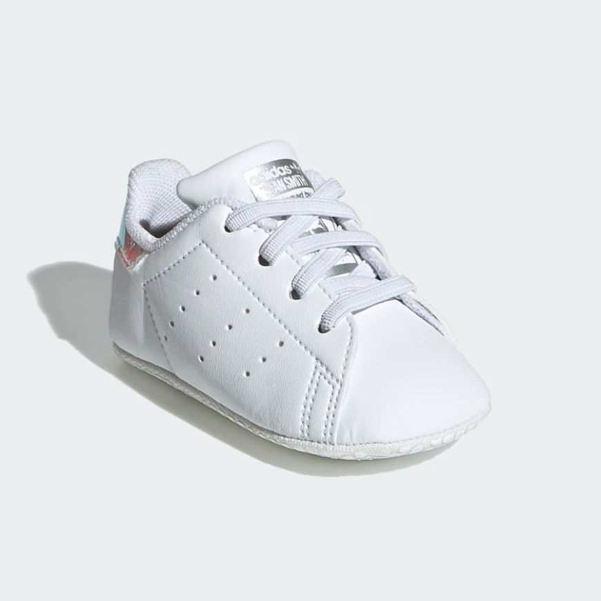 Adidas Stan Smith Crib Infant-Unisex Original Shoes White/Metallic