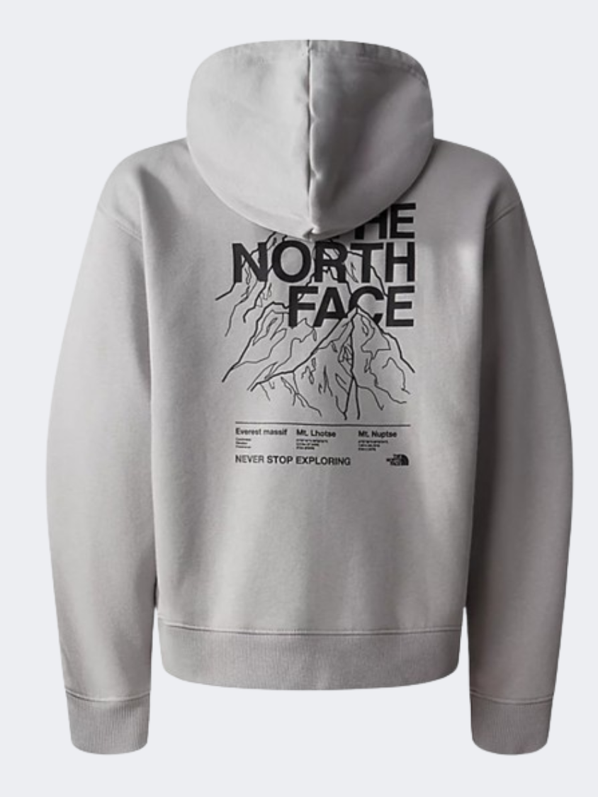 The North Face Mountain Line Boys Lifestyle Hoody Meld Grey