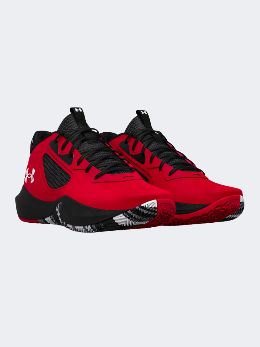 Under Armour Lockdown 6 Men Basketball Shoes Red Black Mike