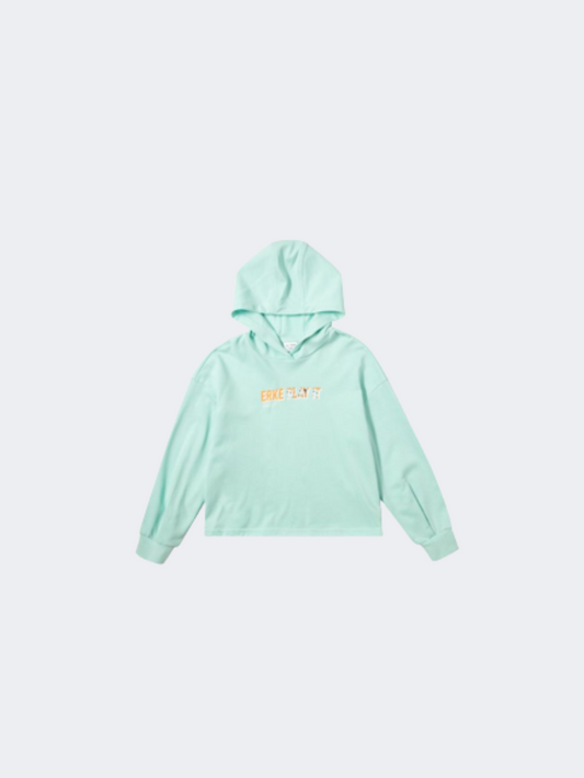 Erke Sea Kids-Girls Lifestyle Hoody Green