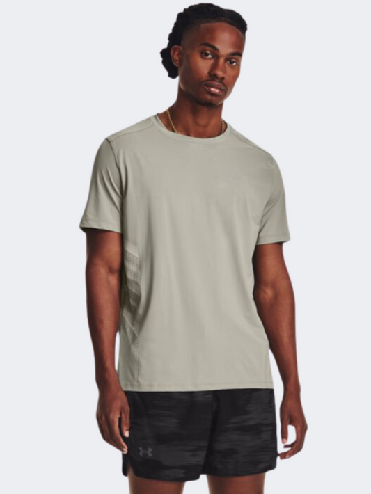 Under Armour Laser Heat Men Running T-Shirt Green/Olive Tint