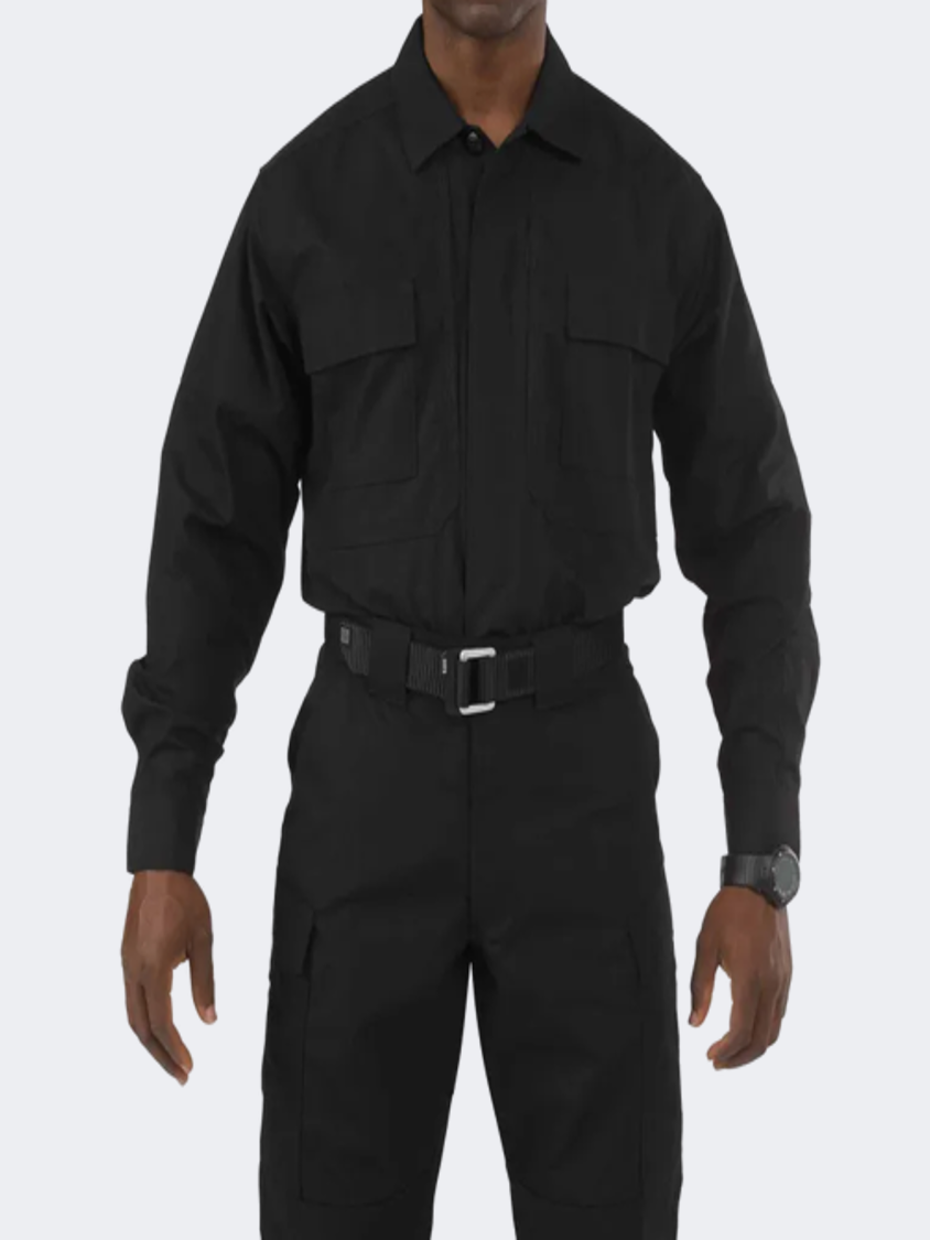 5.11 Taclite&#174; Tdu&#174; Long Sleeve Men Tactical Shirt Black