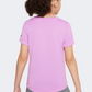 Nike Dri-Fit Girls Training T-Shirt Purple