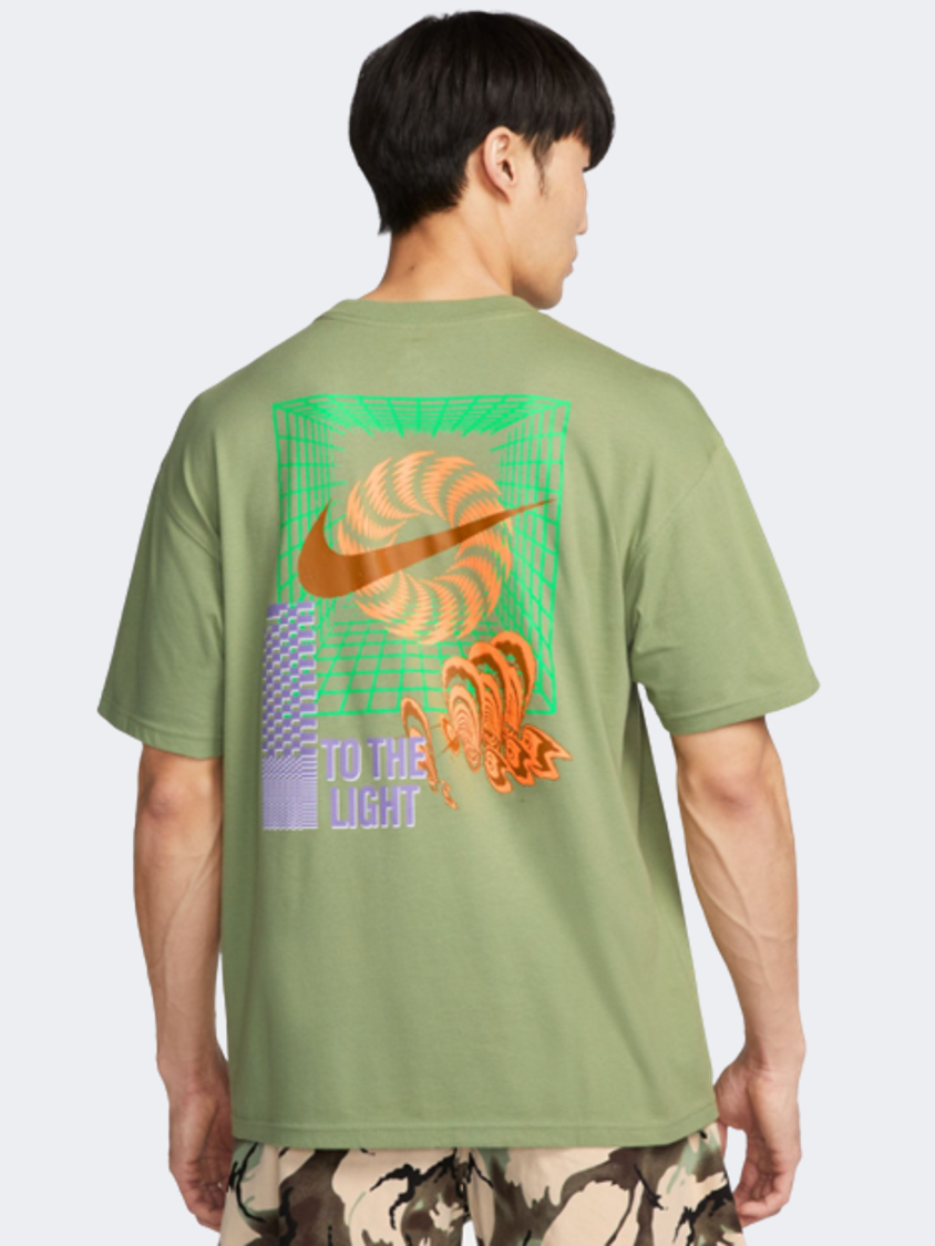 Nike Sportswear Max90 Men Lifestyle T-Shirt Olive Green