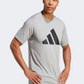 Adidas Train Essentials Feelready Logo Men Training T-Shirt Grey/Black