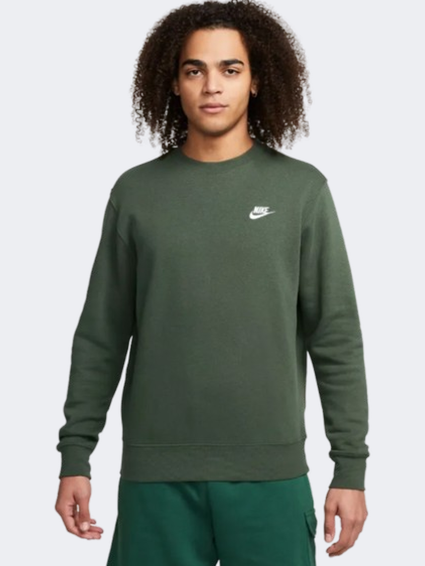 Nike Club Men Lifestyle Sweatshirt Fir/White