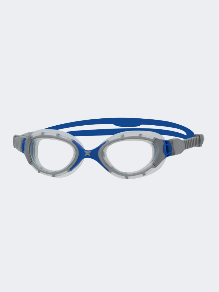 Zoggs Predator Flex Swim Goggles Silver/Blue