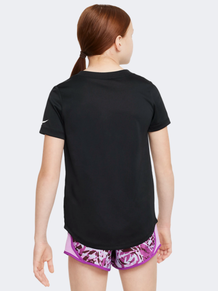 Nike Dri-Fit Girls Training T-Shirt Black