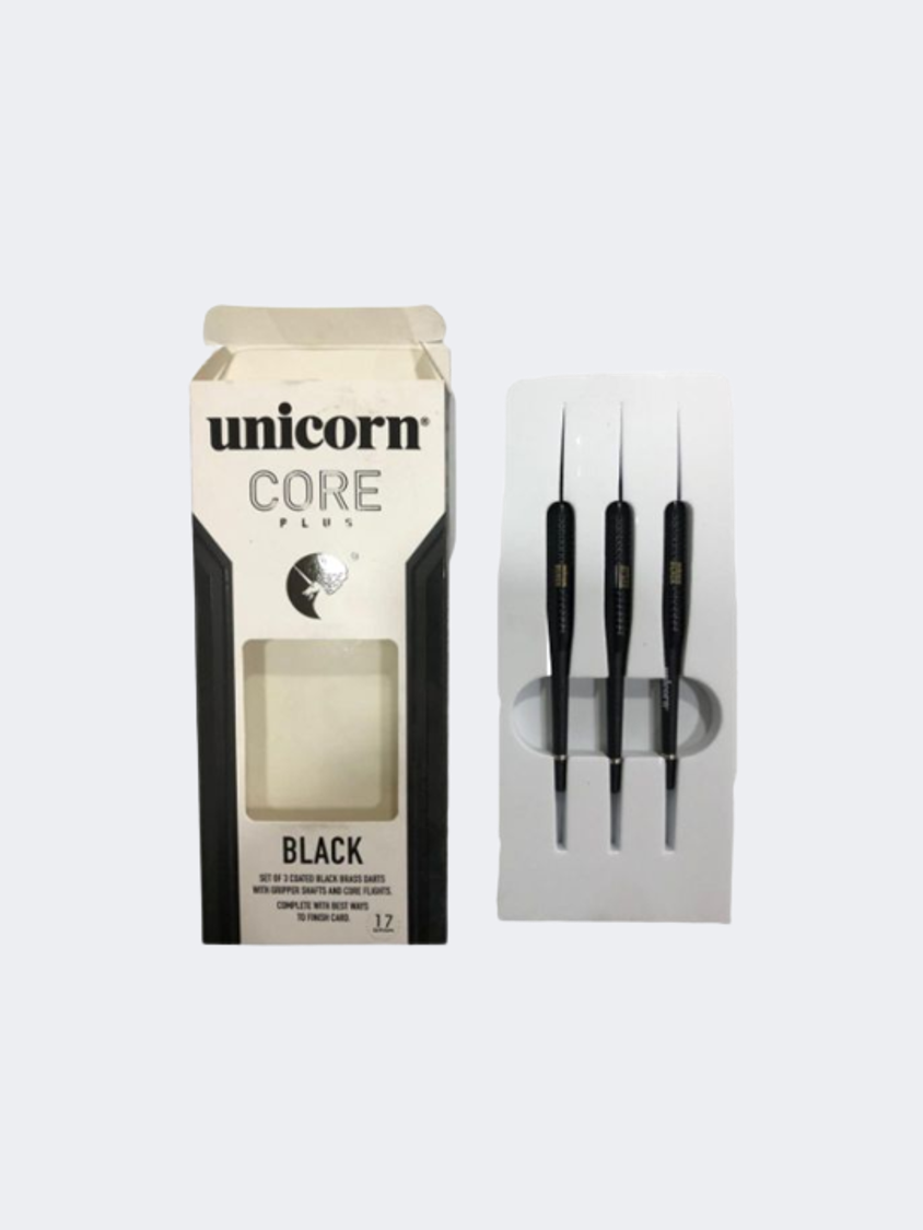 Unicorn  S/T Core Plus Win- Blk Brass Darts - 17G UNISEX TARGET SPO Dart Black 4218