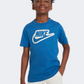 Nike Club Boys Lifestyle T-Shirt Industrial Blue