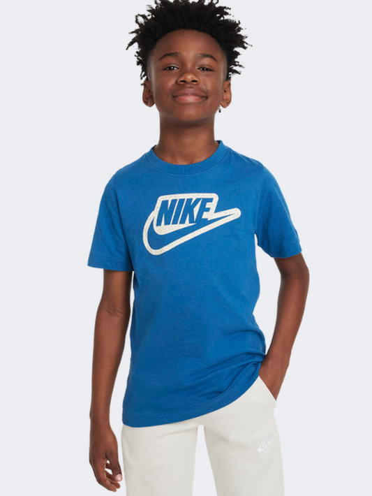 Nike Club Boys Lifestyle T-Shirt Industrial Blue
