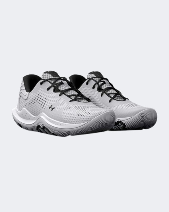 Under Armour Spawn 4 Men Basketball Shoes White/Silver 3024971-102