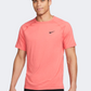 Nike Dri-Fit Short-Sleeve Fitness Men Training T-Shirt Red