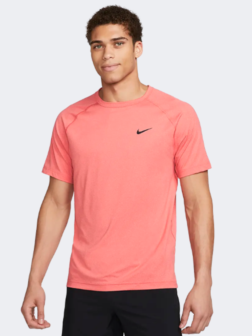 Nike Dri-Fit Short-Sleeve Fitness Men Training T-Shirt Red