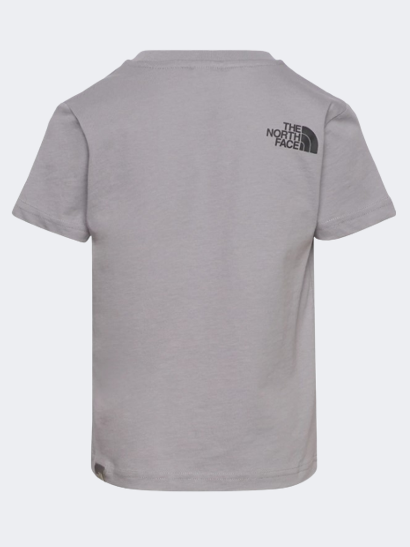 The North Face Redbox Boys Lifestyle T-Shirt Meld Grey