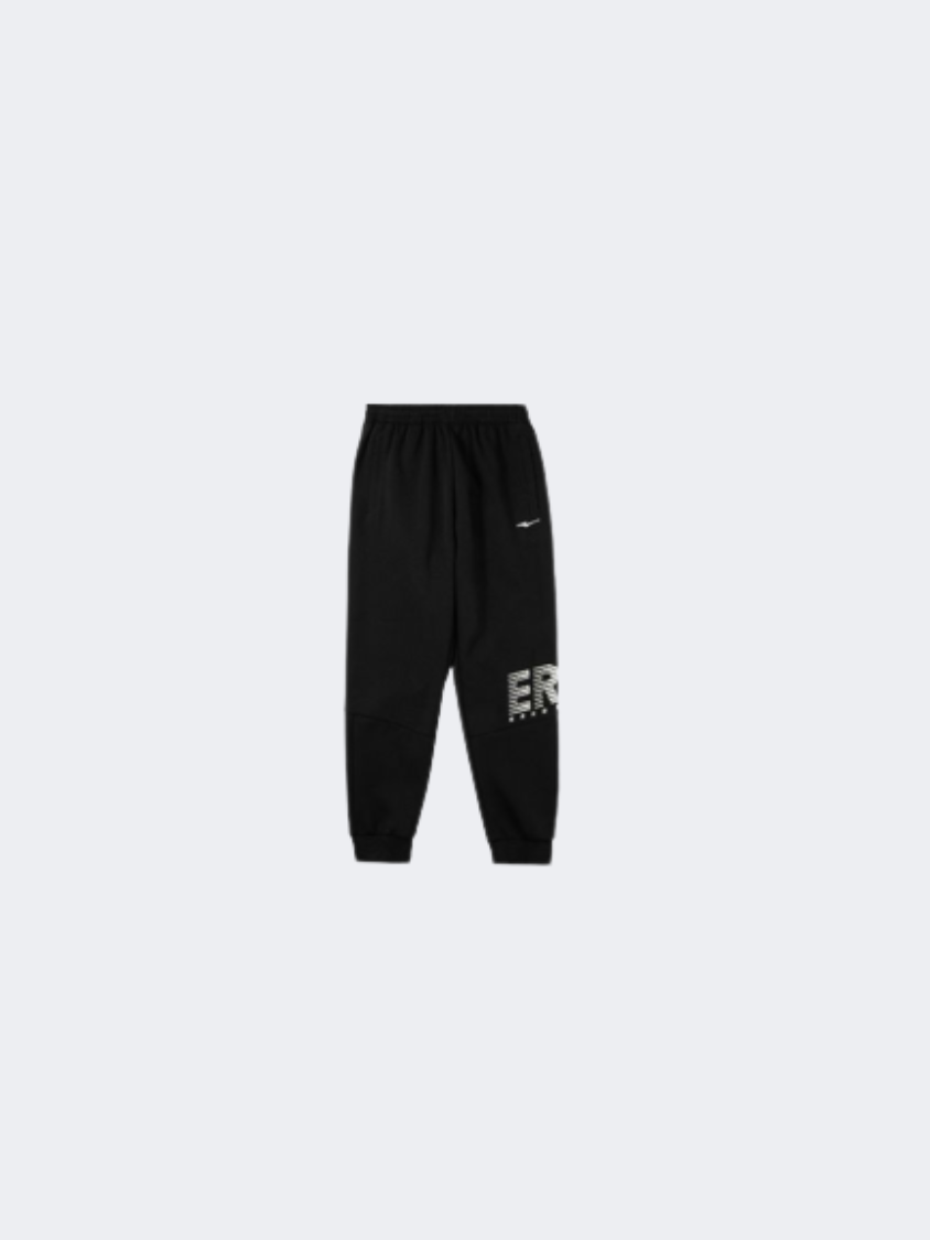 Erke Knitted Kids-Boys Training Pant Black
