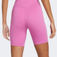Nike Mid Rise 7In Women Training Short Fuchsia/White