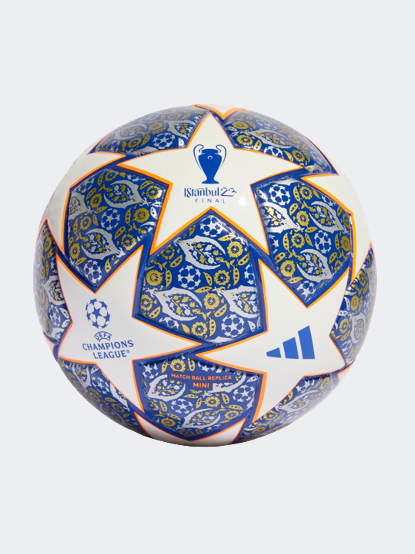 Adidas Ucl Istanbul Mini Unisex Football Ball White/Blue