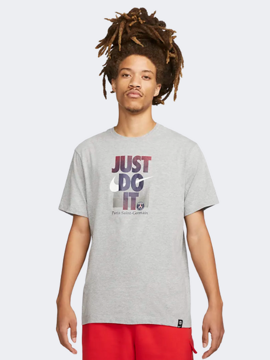Nike Paris Saint-Germain Men Football T-Shirt Grey