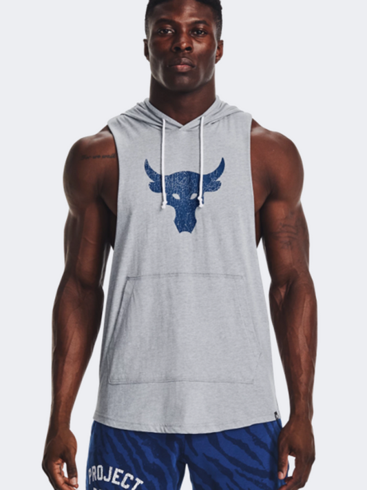 Under Armour Project Rock Bsr Bull Men Training Hoody Grey/Blue