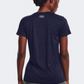 Under Armour Tech Ssv Twist Women Training T-Shirt Navy/Cadet/Silver